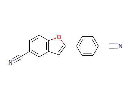 2-(4-Cyanphenyl)-1-benzofuran-5-carbonitril