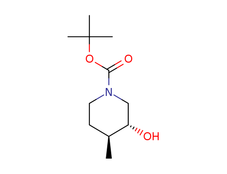 tert-butyl (3S,4S)-rel-3-hydroxy-4-methylpiperidine-1-carboxylate
