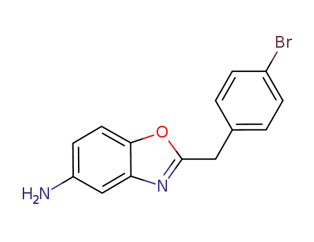 Molecular Structure of 1016836-17-1 (2-(4-bromobenzyl)-5-aminobenzoxazole)