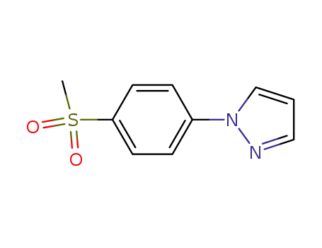 1-(4-(methylsulfonyl)phenyl)-1H-pyrazole