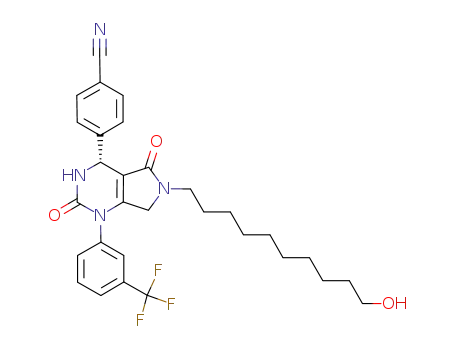 C<sub>30</sub>H<sub>33</sub>F<sub>3</sub>N<sub>4</sub>O<sub>3</sub>