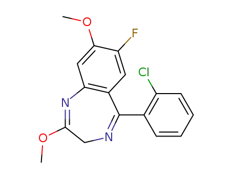 5-(2-chlorophenyl)-7-fluoro-2,8-dimethoxy-3H-benzo[e][1,4]diazepine