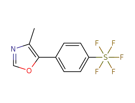 4-methyl-5-(4-(pentafluorothio)phenyl)oxazole