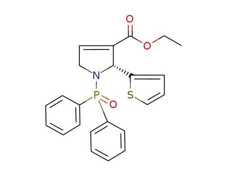 ethyl (2R)-1-(diphenylphosphoryl)-2-(thiophen-2-yl)-2,5-dihydro-1H-pyrrole-3-carboxylate