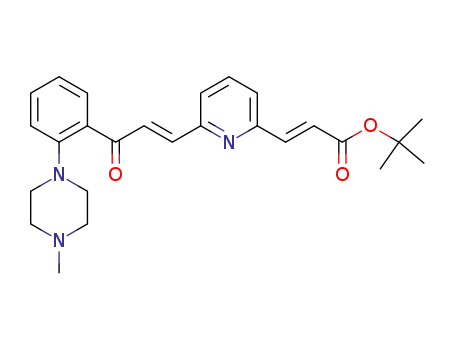 tert-butyl (E)-3-(6-{(E)-3-[2-(4-methyl-piperazin-1-yl)-phenyl]-3-oxo-propenyl}-pyridin-2-yl)-acrylate