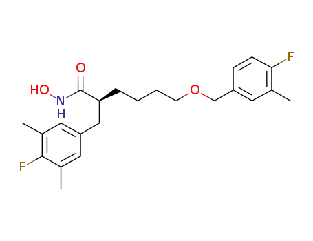 (S)-2-(4-fluoro-3,5-dimethylbenzyl)-6-(4-fluoro-3-methylbenzyloxy)-N-hydroxyhexanamide