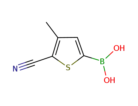 (5-시아노-4-메틸티오펜-2-일)보론산