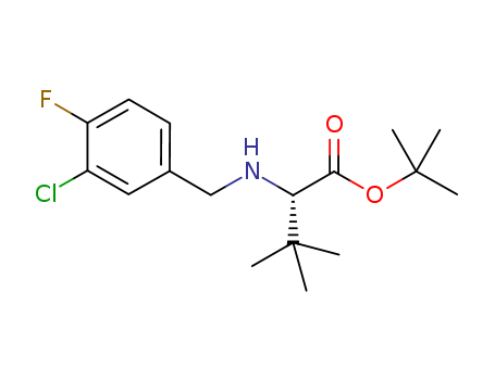 L-VALINE, N-[(3-CHLORO-4-FLUOROPHENYL)METHYL]-3-METHYL-, 1,1-DIMETHYLETHYL ESTER
