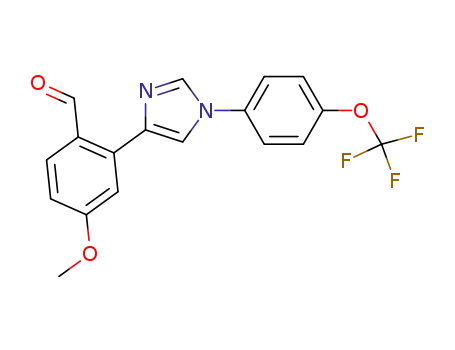 4-methoxy-2-[1-(4-trifluoromethoxyphenyl)-1H-imidazol-4-yl]-benzaldehyde