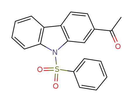 9-benzenesulfonyl-2-acetylcarbazole