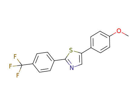 5-(4-methoxyphenyl)-2-(4-trifluoromethylphenyl)thiazole