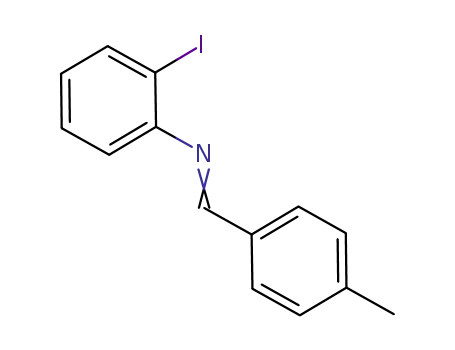 Benzenamine, 2-iodo-N-[(4-methylphenyl)methylene]-