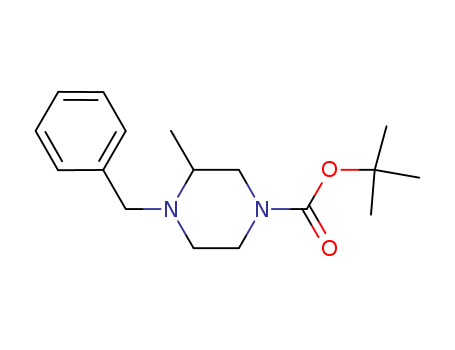 tert-butyl 3-methyl-4-benzyl-1-piperazinecarboxylate