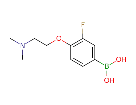 4-(2-(diMethylaMino)ethoxy)-3-fluorophenylboronic acid