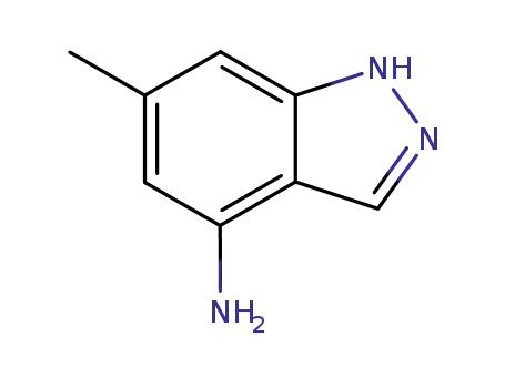Molecular Structure of 90764-89-9 (4-AMINO-6-METHYL (1H)INDAZOLE)