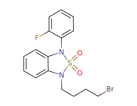 1-(4-bromobutyl)-3-(2-fluorophenyl)-1,3-dihydro-2,1,3-benzothiadiazole 2,2-dioxide