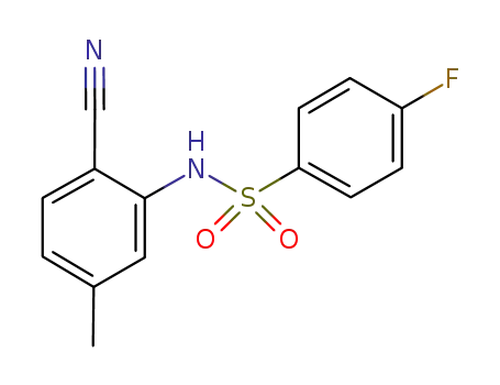 N-(2-Cyano-5-methylphenyl)-4-fluorobenzenesulfonamide