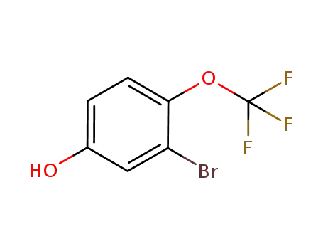 Molecular Structure of 886496-88-4 (3-Bromo-4-trifluoromethoxyphenol)