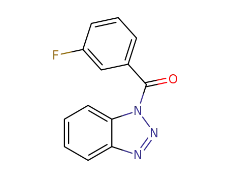 Molecular Structure of 670231-03-5 (1-(3-fluorobenzoyl)benzotriazole)