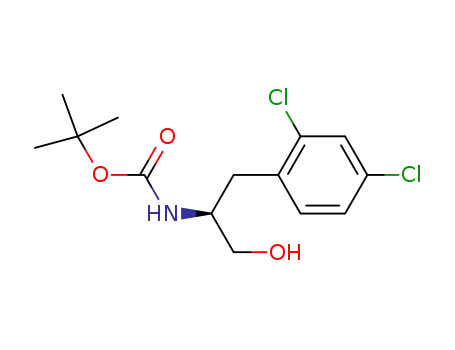 Carbamic acid, [(1S)-2-(2,4-dichlorophenyl)-1-(hydroxymethyl)ethyl]-,
1,1-dimethylethyl ester