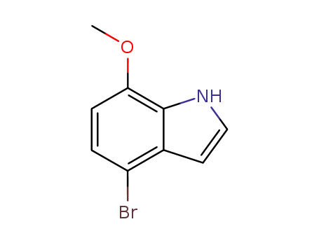 Molecular Structure of 436091-59-7 (4-BROMO-7-METHOXY-1H-INDOLE)