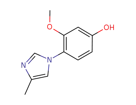 3-methoxy-4-(4-methyl-1H-imidazol-1-yl)-phenol