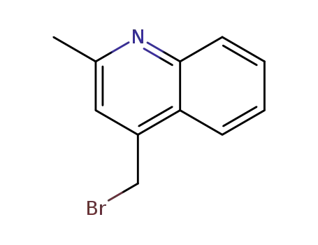 Molecular Structure of 864779-06-6 (Quinoline, 4-(bromomethyl)-2-methyl-)