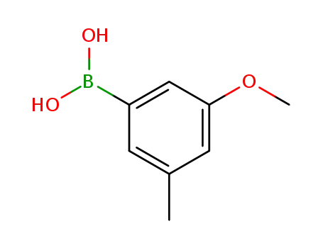 Molecular Structure of 725251-81-0 (Boronic acid, (3-methoxy-5-methylphenyl)- (9CI))