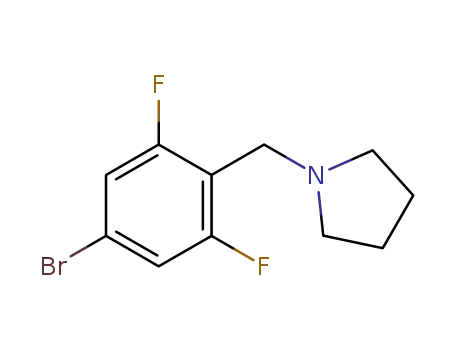 1-(4-bromo-2,6-difluorobenzyl)pyrrolidine