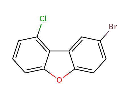 Molecular Structure of 2225909-61-3 (8-bromo-1-chlorodibenzo[b,d]furan)