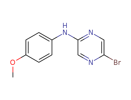 5-bromo-N-(4-methoxyphenyl)pyrazin-2-amine