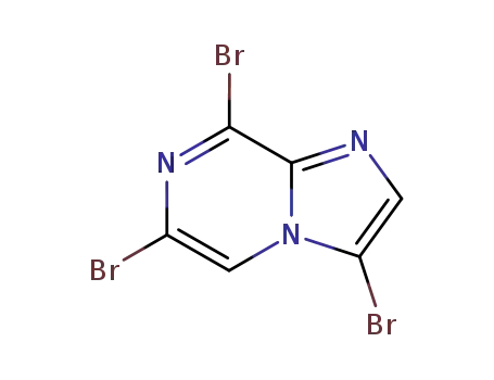 Molecular Structure of 63744-24-1 (3,6,8-Tribromo-imidazo[1,2-a]pyrazine)