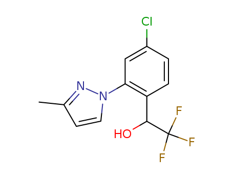 1-(4-Chloro-2-(3-methyl-1H-pyrazol-1-yl)phenyl)-2,2,2-trifluoroethanol