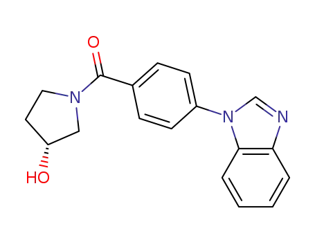 (3R)-1-[4-(1H-benzimidazol-1-yl)benzoyl]pyrrolidin-3-ol