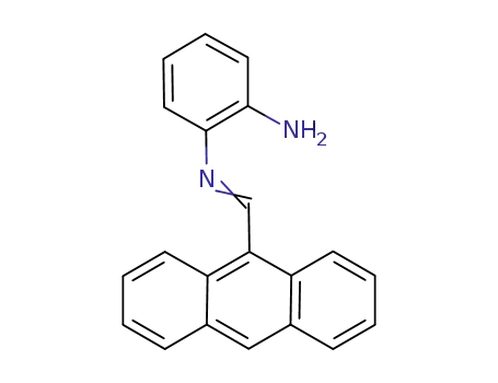 Molecular Structure of 94963-64-1 (N<sup>1</sup>-(anthracene-9-methylene)benzene-1,2-diamine)