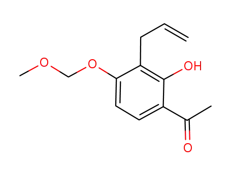 2-hydroxy-3-allyl-4-methoxymethoxy-acetophenone