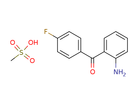 Methanone,(2-aminophenyl)(4-fluorophenyl)-, methanesulfonate (9CI)