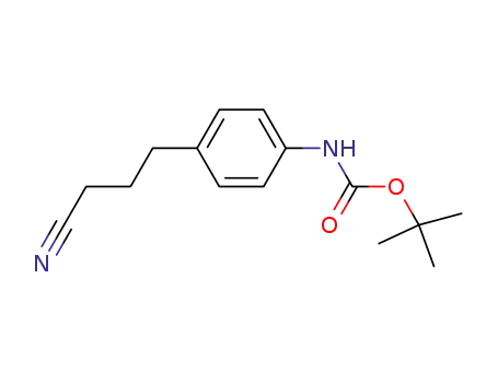 4-[4-(t-Butoxycarbonylamino)phenyl]butanenitrile