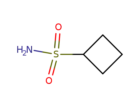 Molecular Structure of 445305-91-9 (Cyclobutanesulfonamide (9CI))