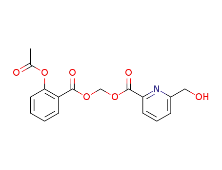 {[2-(acetyloxy)benzoyl]oxy}methyl 6-(hydroxymethyl)pyridine-2-carboxylate