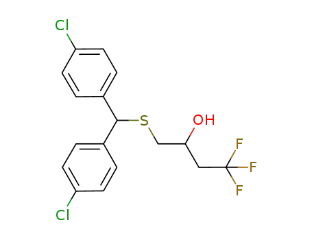 2-Butanol, 1-[[bis(4-chlorophenyl)methyl]thio]-4,4,4-trifluoro-