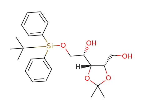 5-O-tert-butyldiphenylsilyl-2,3-O-isopropylidene-L-lyxitol