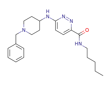 3-Pyridazinecarboxamide,
N-pentyl-6-[[1-(phenylmethyl)-4-piperidinyl]amino]-