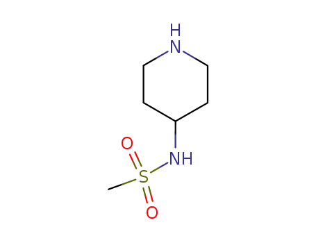 Molecular Structure of 70724-72-0 (N-PIPERIDIN-4-YLMETHANESULFONAMIDE)
