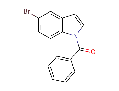 Molecular Structure of 1127562-54-2 ((5-bromoindol-1-yl)phenylmethanone)