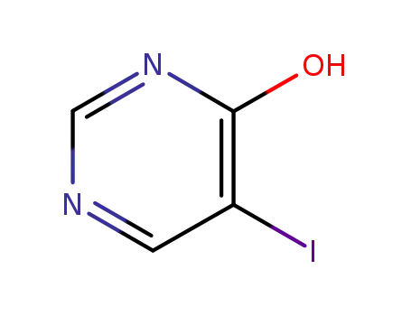 Molecular Structure of 4349-07-9 (5-Iodo-1H-pyrimidin-4-one)