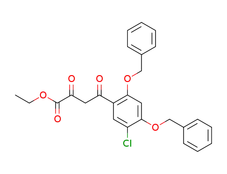 Ethyl 4-(2,4-bis(benzyloxy)-5-chlorophenyl)-2,4-dioxo-butanoate