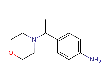 Molecular Structure of 700804-06-4 (4-(1-MORPHOLINOETHYL)ANILINE)