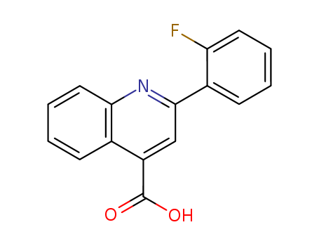 2-(2-Fluorophenyl)-4-quinolinecarboxylic acid 1647-89-8