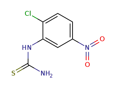 Molecular Structure of 341036-39-3 (N-(2-chloro-5-nitrophenyl)Thiourea)